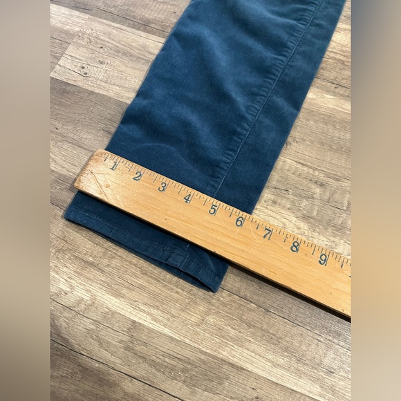 Tory Burch Woman’s Super Skinny Teal Corduroy Cotton Blend Low Rise Jeans 27 - Picture 9 of 16